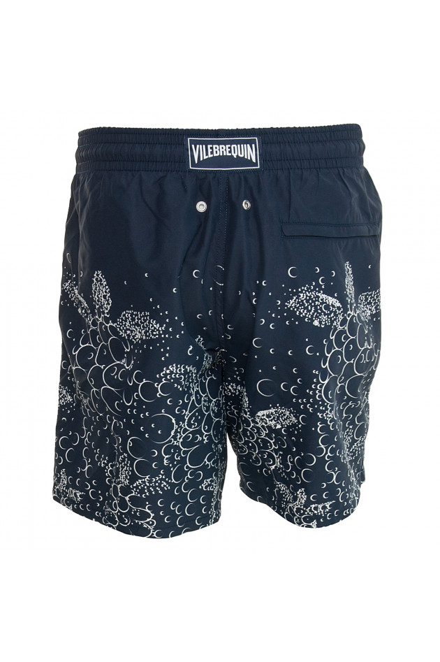 Vilebrequin Badehose in Navy/Weiß