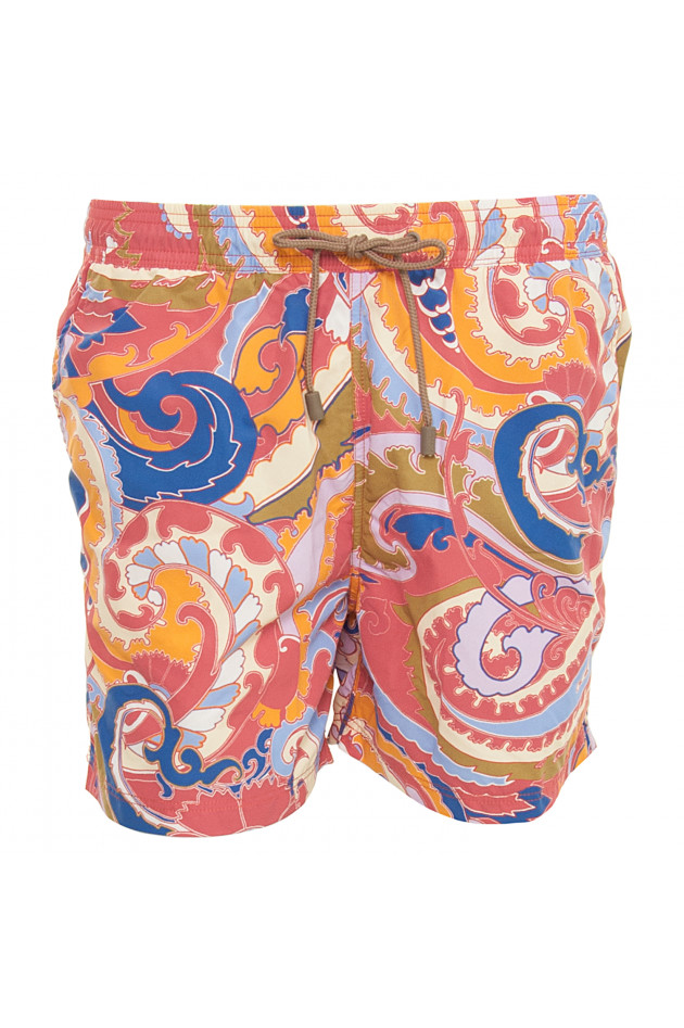 Etro Badehose in Rot gemustert