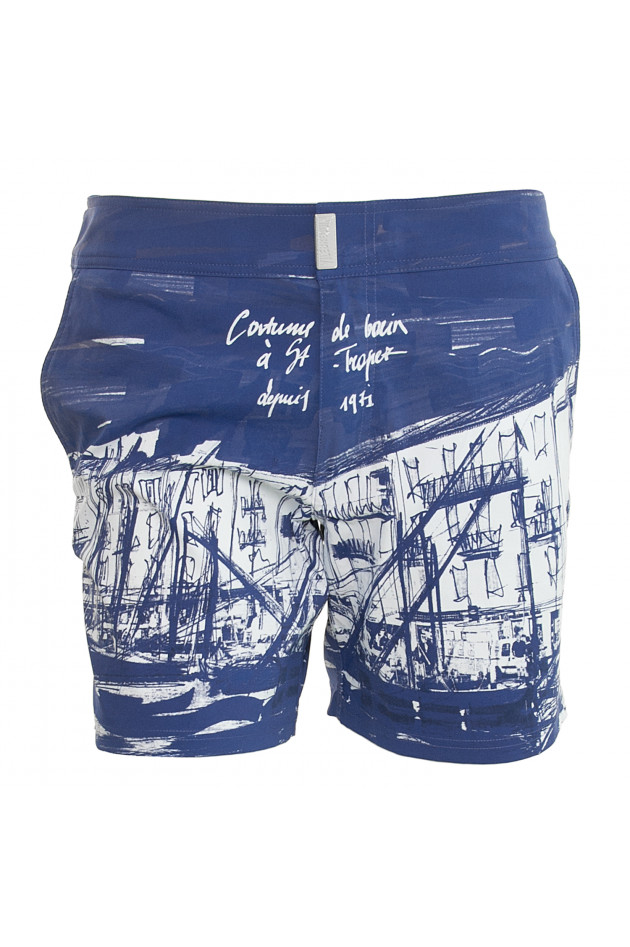 Vilebrequin Badehose in Royal/Weiß