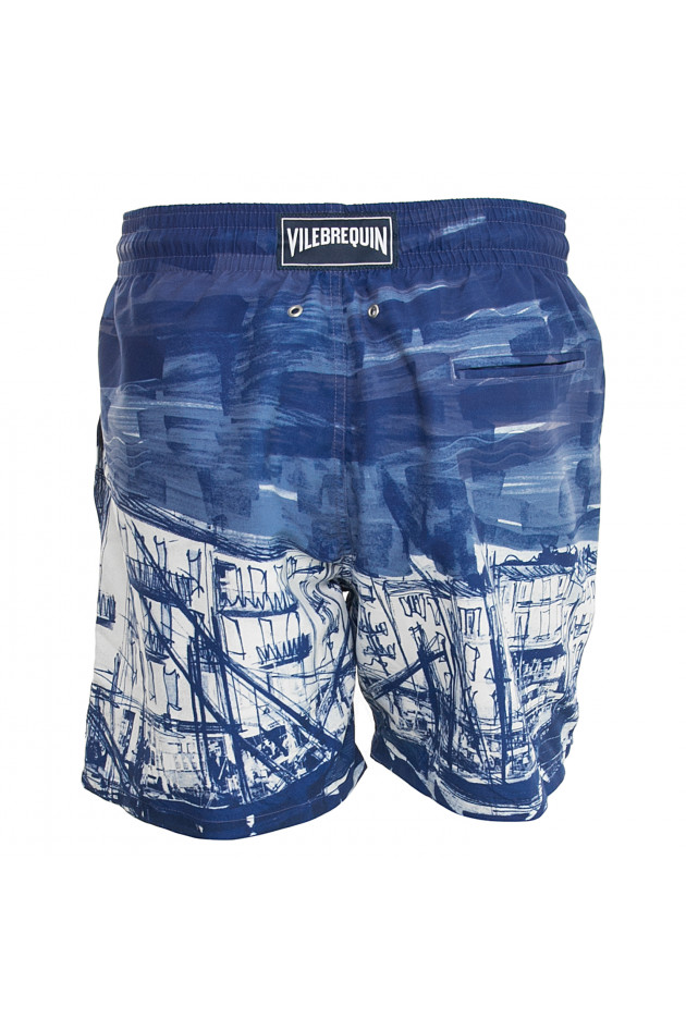 Vilebrequin Badehose in Royal/Weiß