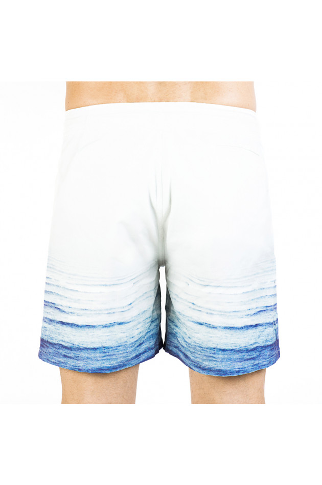 Poleit Badeshort in Natur/Blau