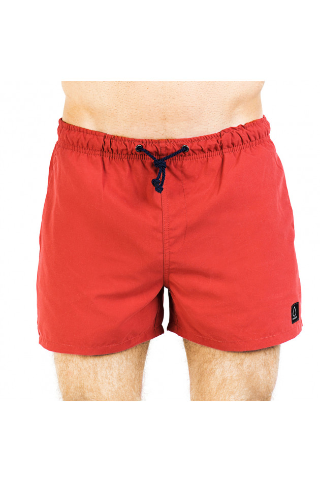 Poleit Badeshorts BASIC in Rot