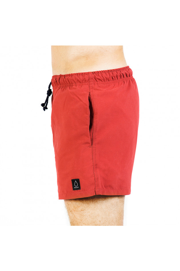 Poleit Badeshorts BASIC in Rot