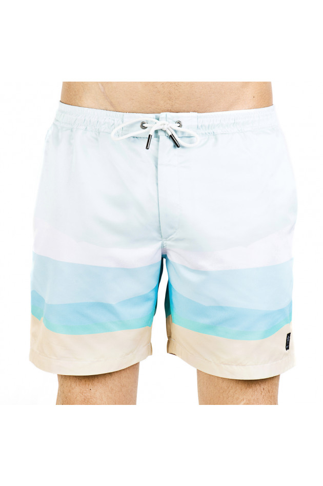 Poleit Badeshorts ICE CREAM in Türkis/Blau/Gelb