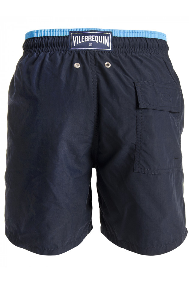 Vilebrequin Badeshorts in Marine/Türkis
