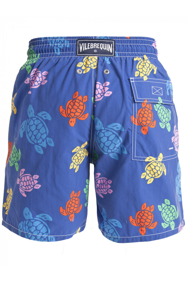 Vilebrequin Badeshorts in Royal gemustert