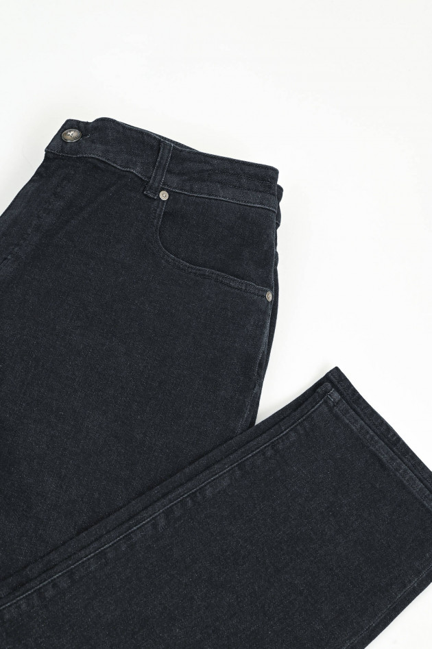 Barmas Jeans DANTE mit Cashmere-Mix in Schwarz