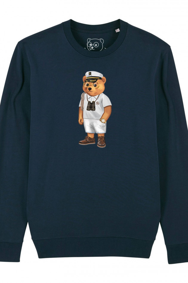 Baron Filou Sweatshirt FILOU XXXIV. mit Frontprint in Navy