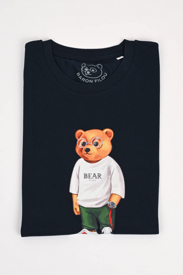 Baron Filou Organic T-Shirt FILOU II in Navy