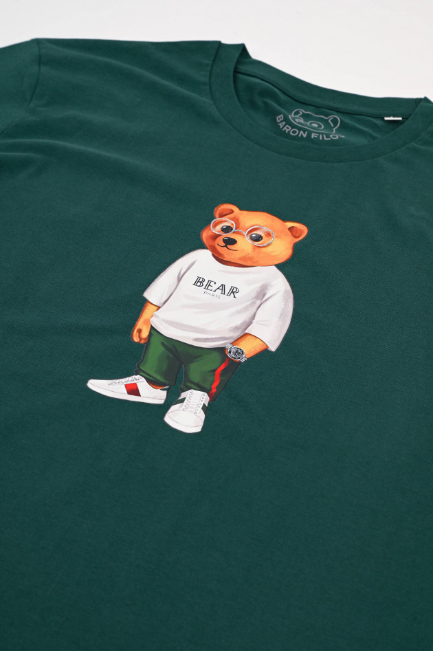 Baron Filou Organic T-Shirt FILOU II in Dunkelgrün