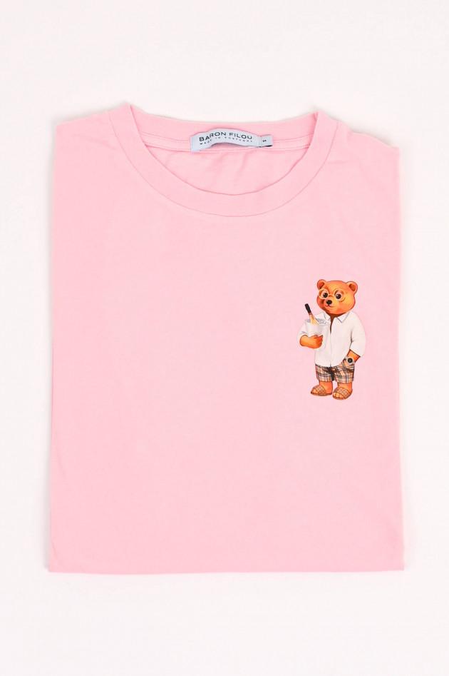 Baron Filou T-Shirt THE SEASIDE SIPPER in Rosa