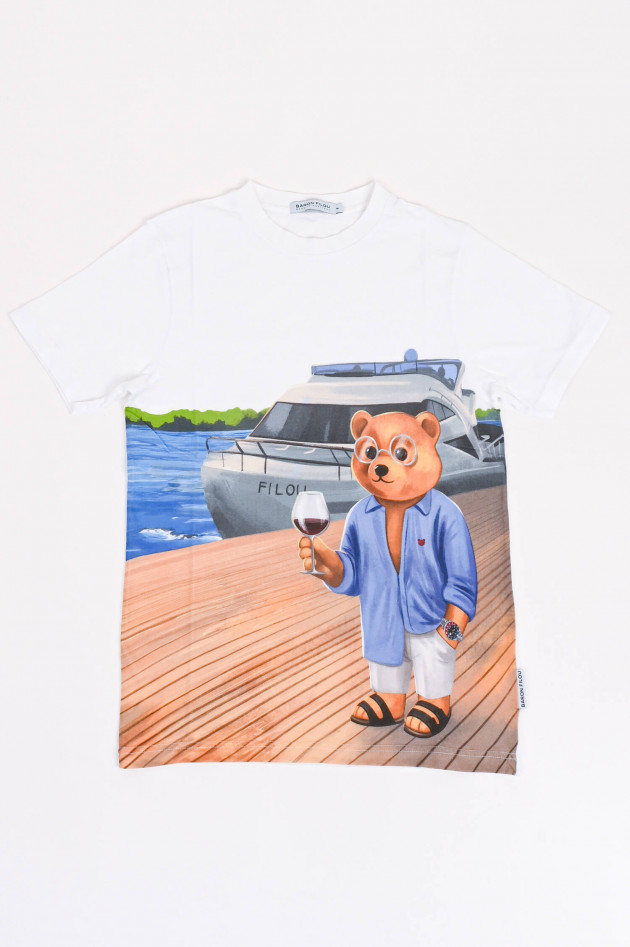 Baron Filou T-Shirt THE YACHT OWNER in Multicolor/Weiß