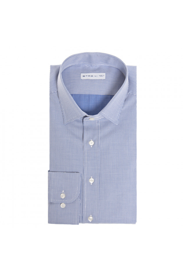 Etro Baumwollhemd in Blau