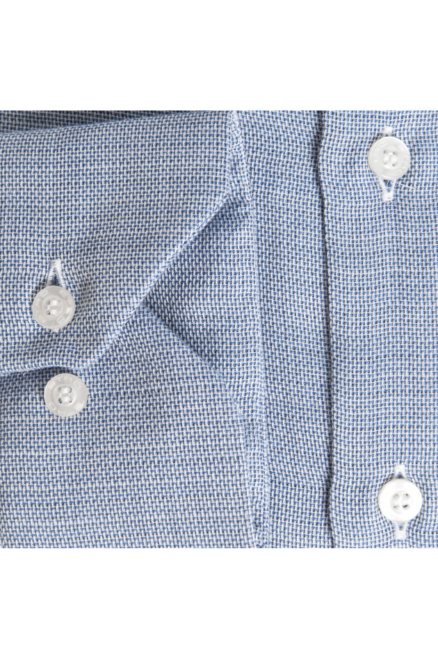 Etro Baumwollhemd in Blau gemustert