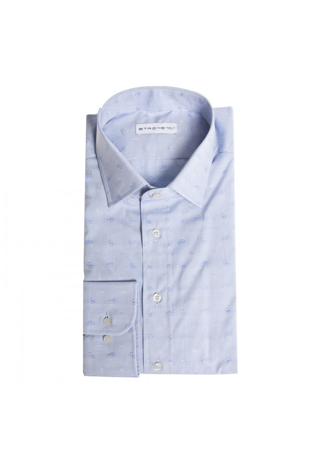 Etro Baumwollhemd in Hellblau