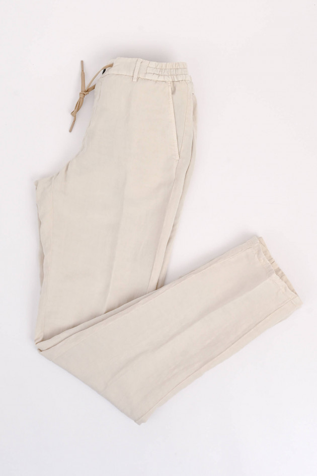Berwich Hose aus Baumwolle und Seide in Creme