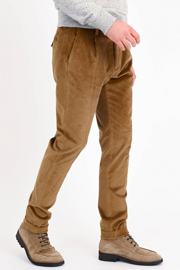 Berwich Cord Hose MORELLO in Caramel