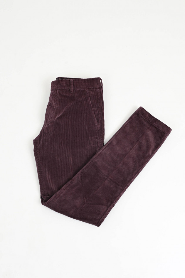 Berwich Cordhose MORELLO in Violett
