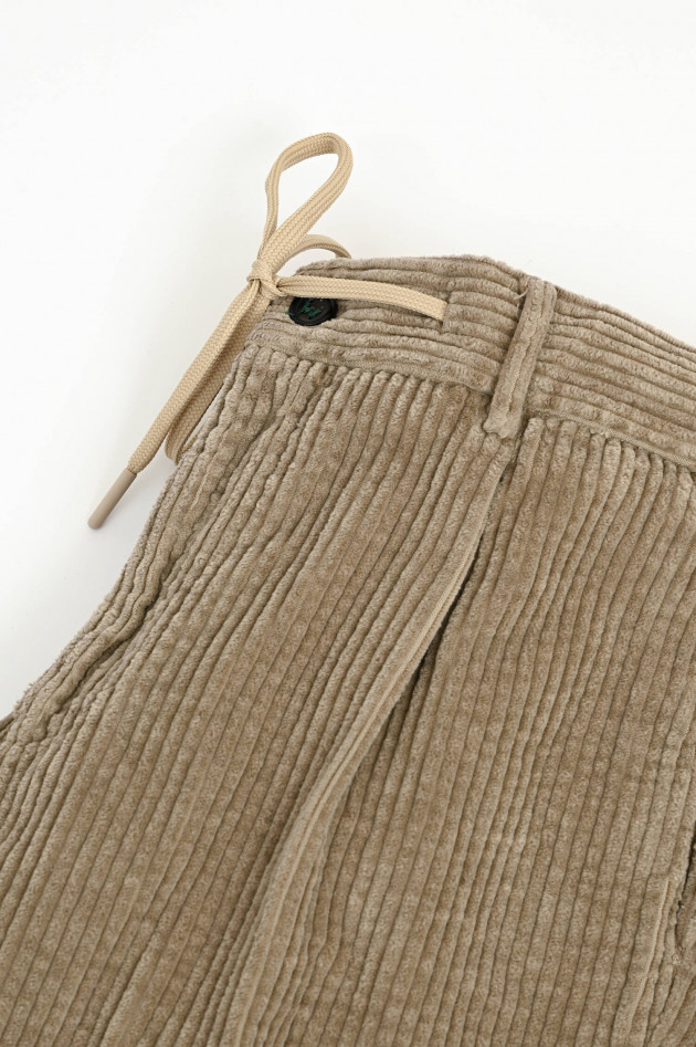 Berwich Breitcordhose SPIAGGIA in Dunkelbeige