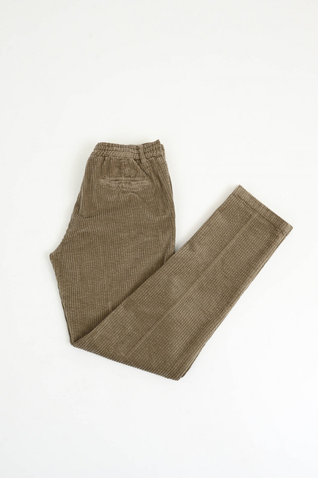 Berwich Breitcordhose SPIAGGIA in Dunkelbeige