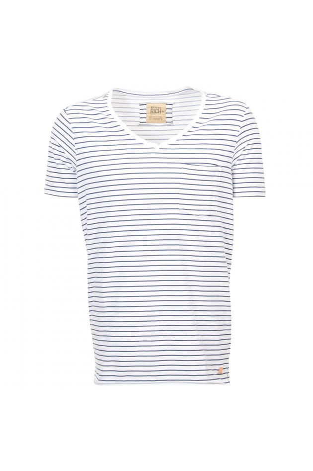 Better Rich T-Shirt in Blau/Weiß gestreift