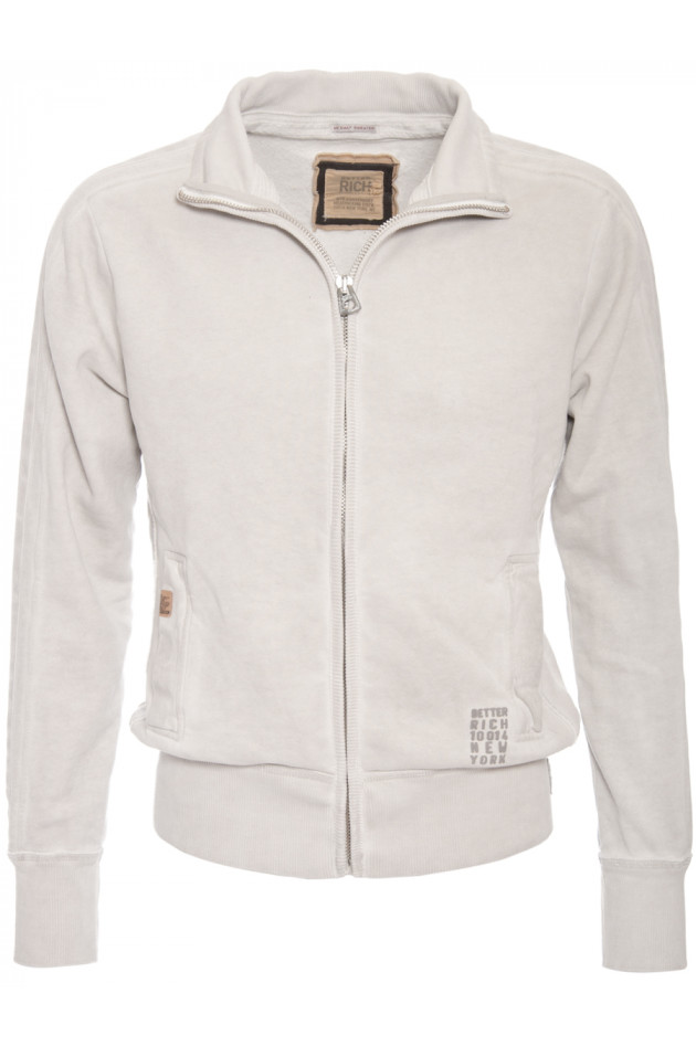 Zippjacke Moongrey
