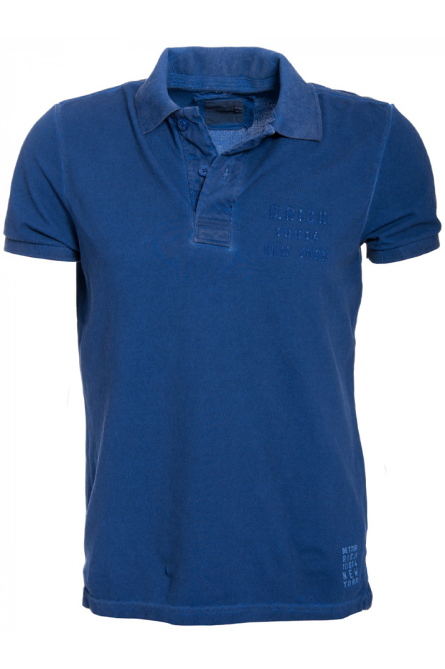 Poloshirt Blau
