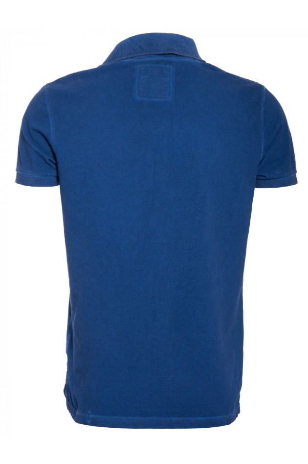 Poloshirt Blau