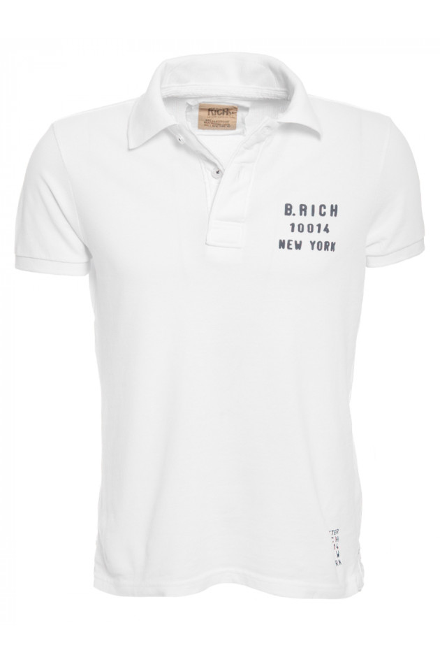 Poloshirt Weiß