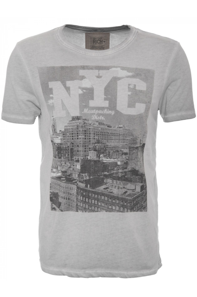 T-Shirt Grau mit Print