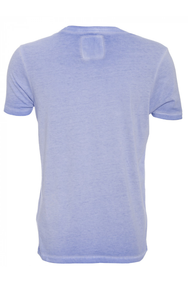 T-Shirt Blau mit Print