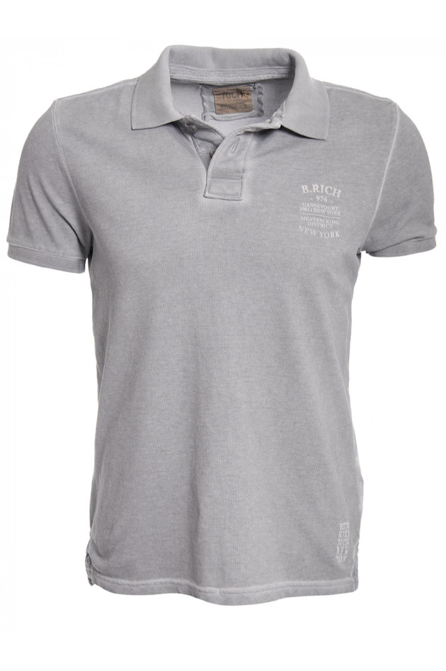 Better Rich Poloshirt Grau