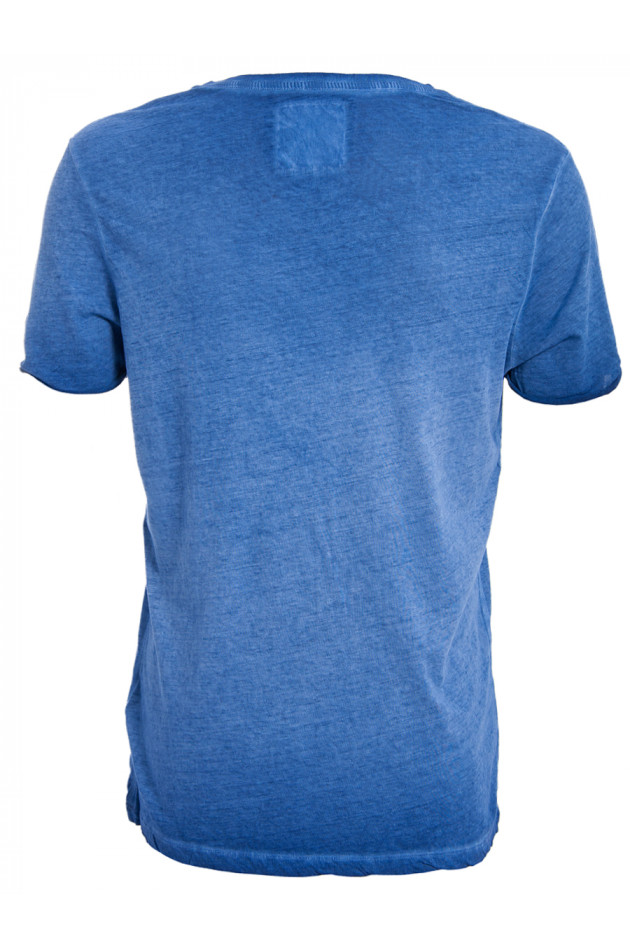 T-Shirt Blue V-Neck