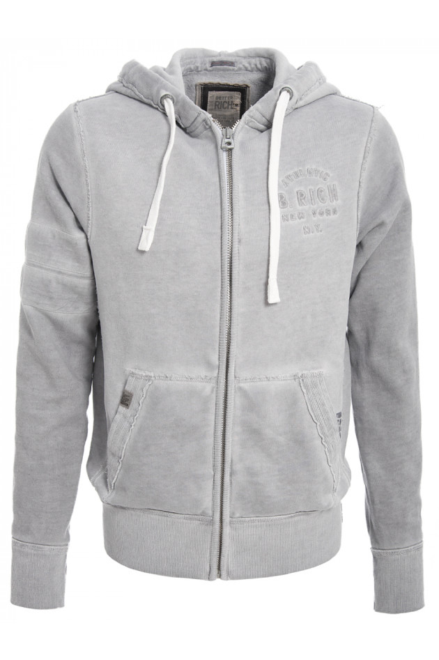 Sweatjacke Silver