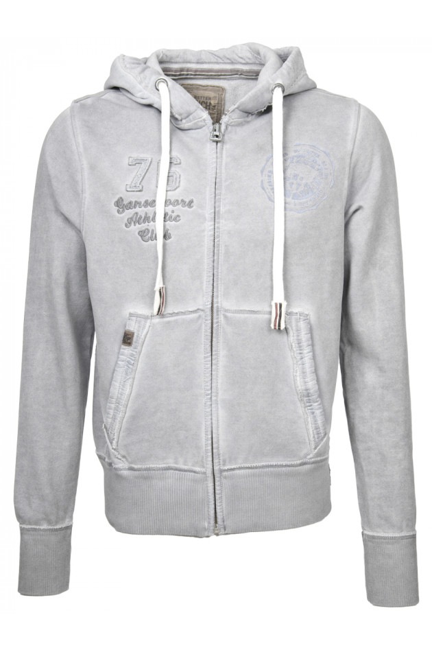Better Rich Sweatjacke Hellgrau