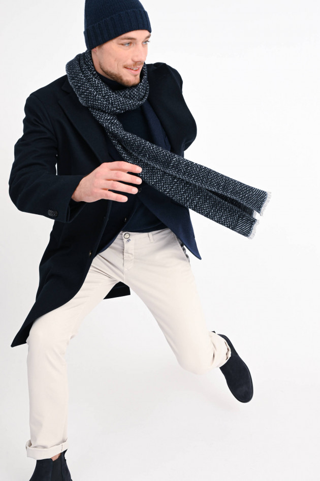 Boglioli Mantel aus Wolle in Navy