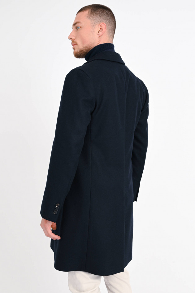 Boglioli Mantel aus Wolle in Navy