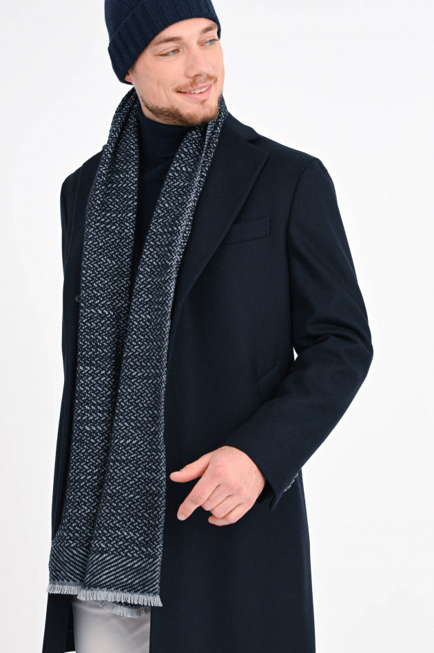 Boglioli Mantel aus Wolle in Navy