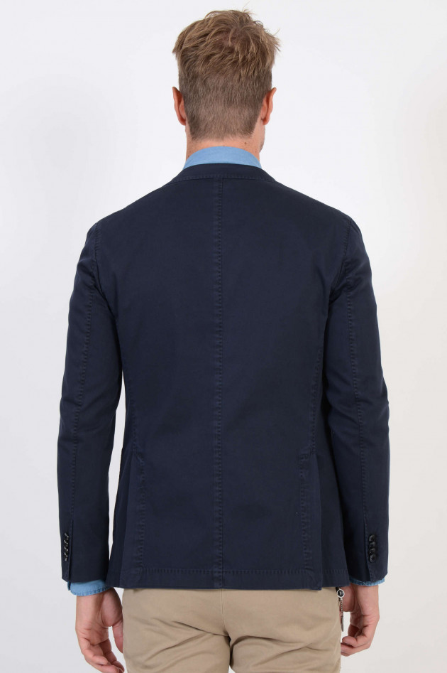 Boglioli Sakko mit Struktur in Navy