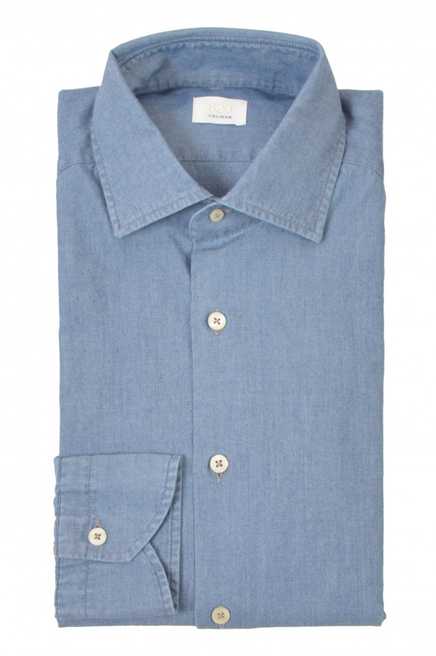 Caliban Hemd in Blau