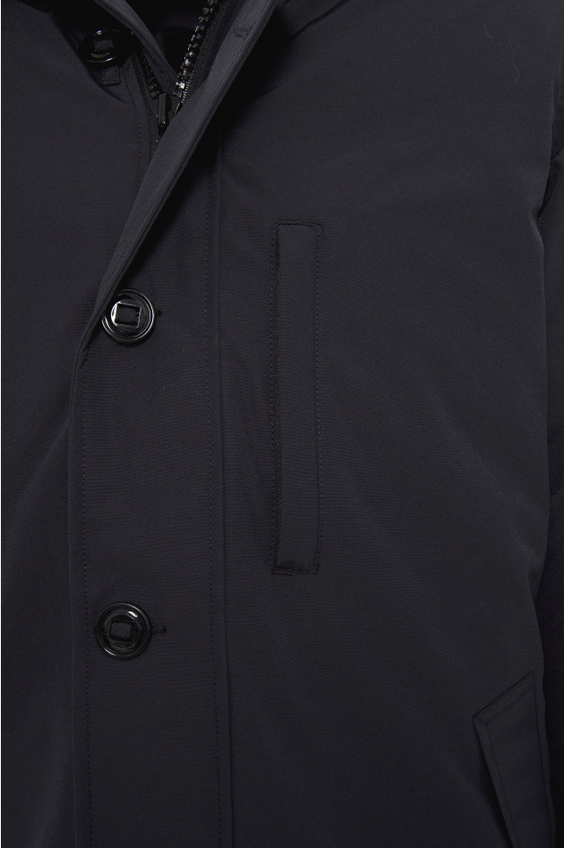 Canada Goose Parka mit Fellbesatz Navy