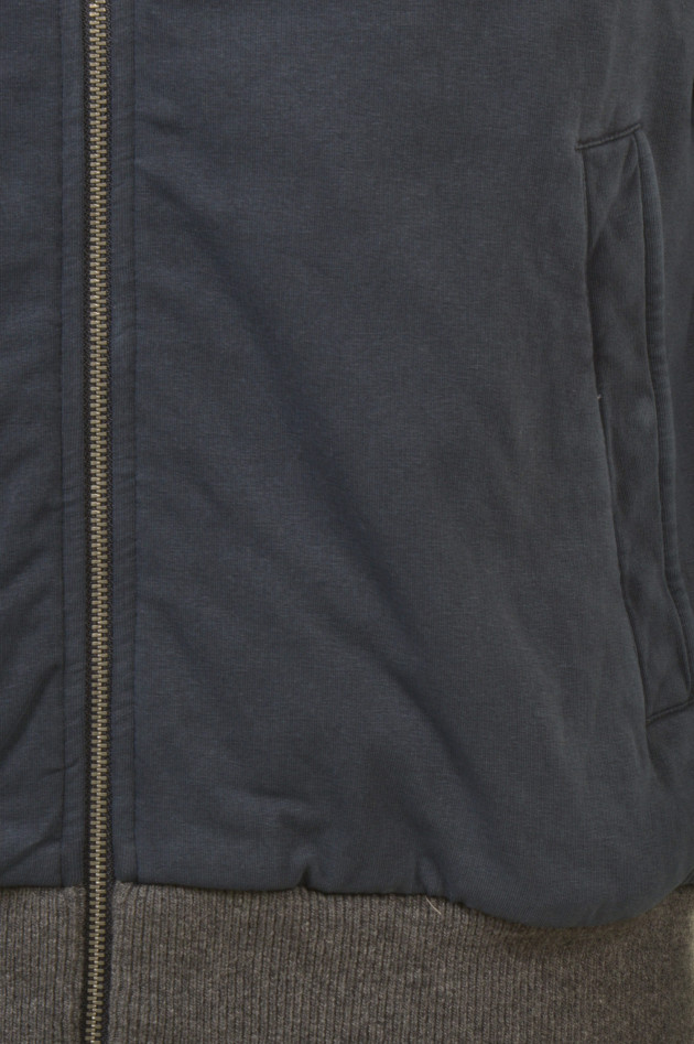 Capobianco Sweatjacke in Blau/Grau