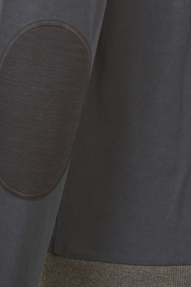 Capobianco Sweatjacke in Blau/Grau