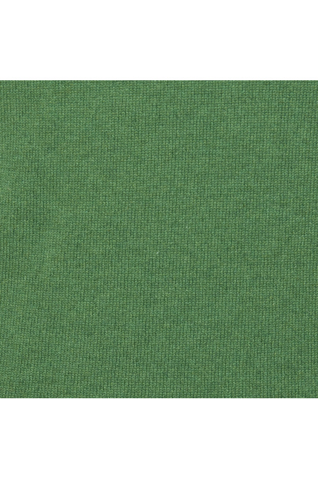 Grüner Cashmerepullover in Grasgrün