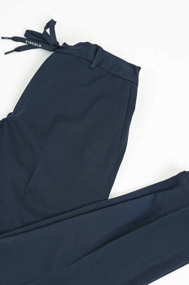 Circolo 1901 Hose aus Baumwoll-Mix in Navy