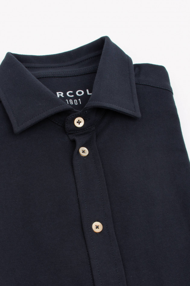 Circolo 1901 Jersey-Hemd in Navy