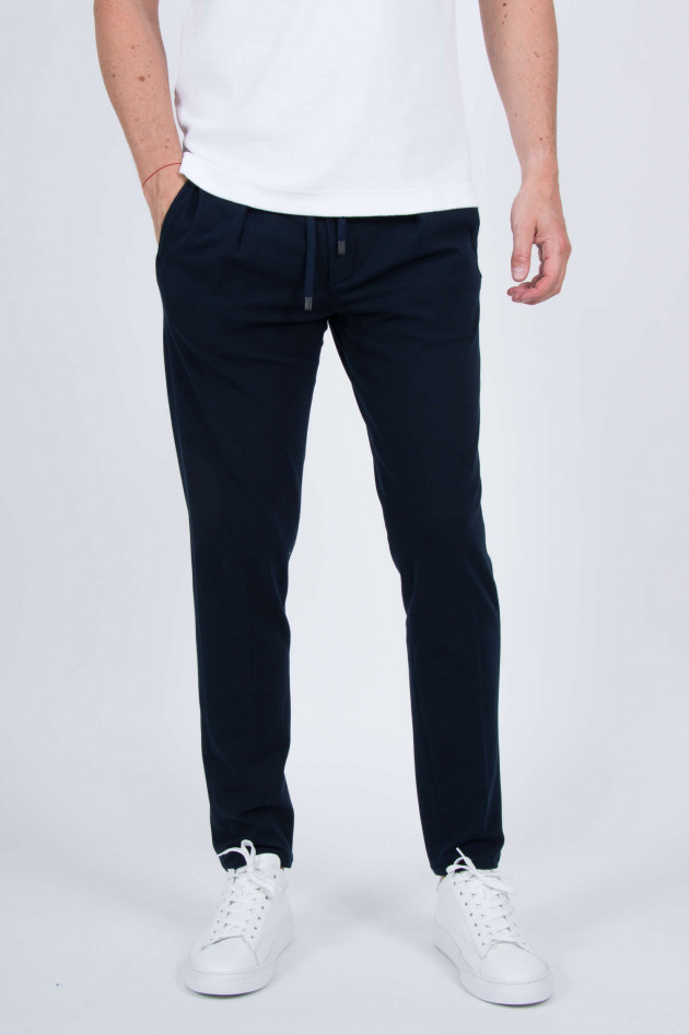 Circolo 1901 Bundfaltenhose in Navy