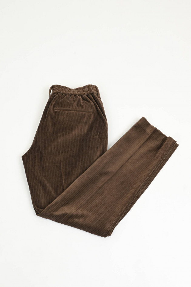 Circolo 1901 Breitcordhose in Braun