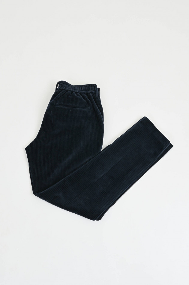 Circolo 1901 Breitcordhose in Navy