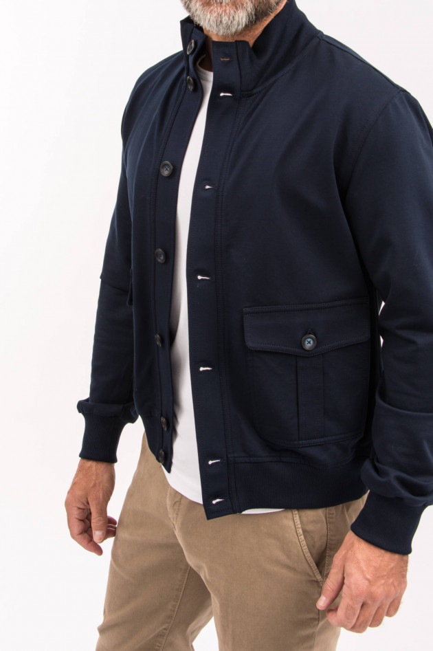 Circolo 1901 Jacke mit aufgesetzten Taschen in Navy